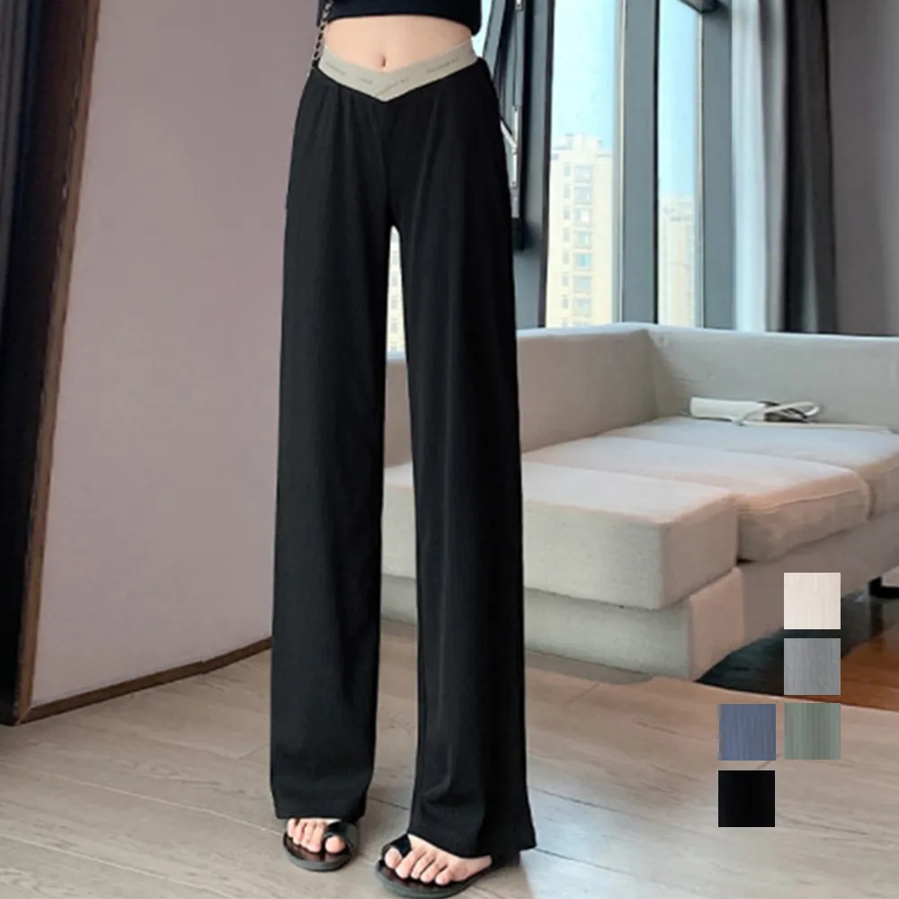 ローライズマタニティワイドパンツ 春夏秋リラックスボトムス 産前産後対応 薄手ストレートパンツ ゆったり着やせデザイン