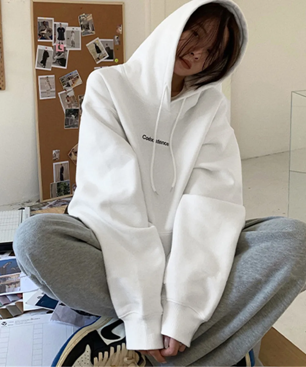 レディース秋冬裏起毛パーカー 長袖フード付きオルチャン厚手スウェット 体型カバー ストリートファッション