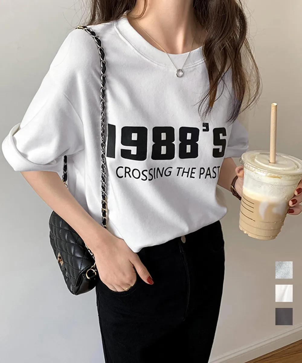  ロゴプリント ｔシャツ 半袖クルーネック