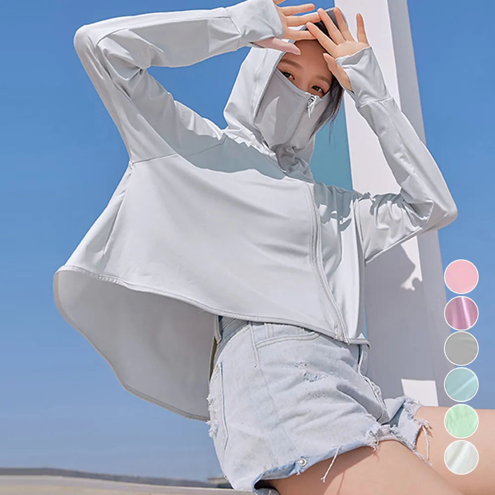 日焼け止めパーカー 薄手 レディース UVカット ラッシュガード 吸水速乾 冷感タッチ ストレッチ 海水浴 プール アウトドアスポーツ
