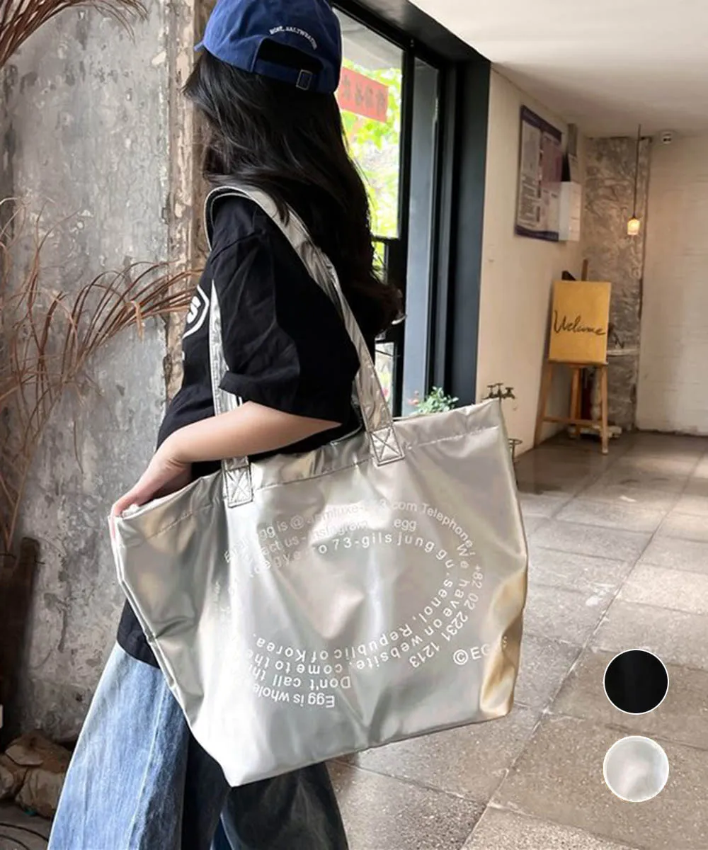  大容量トートバッグ 合皮 男女兼用バッグ
