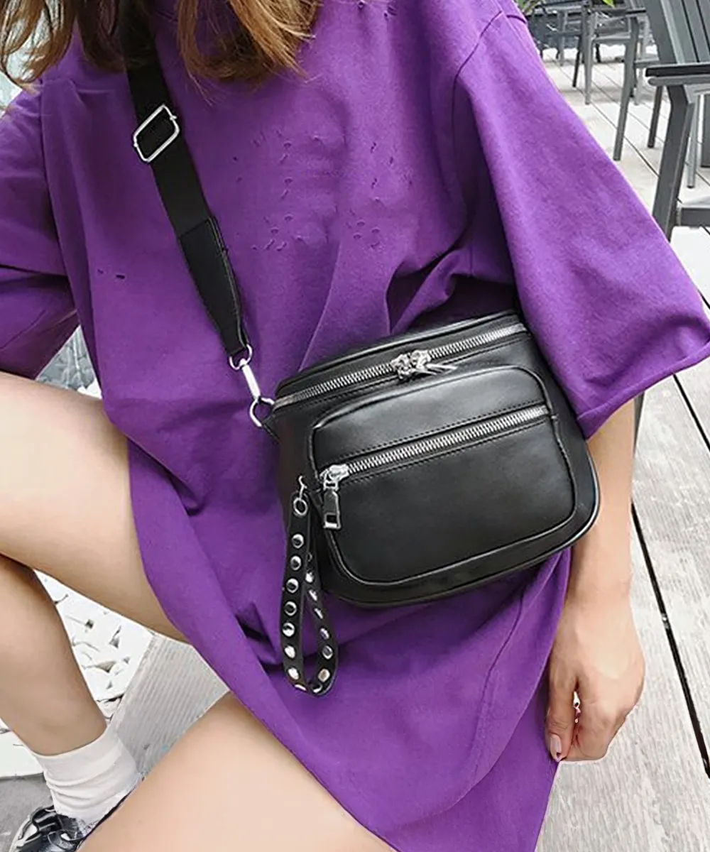 PUボディバッグ 斜めがけ・ショルダーバッグ 2WAY