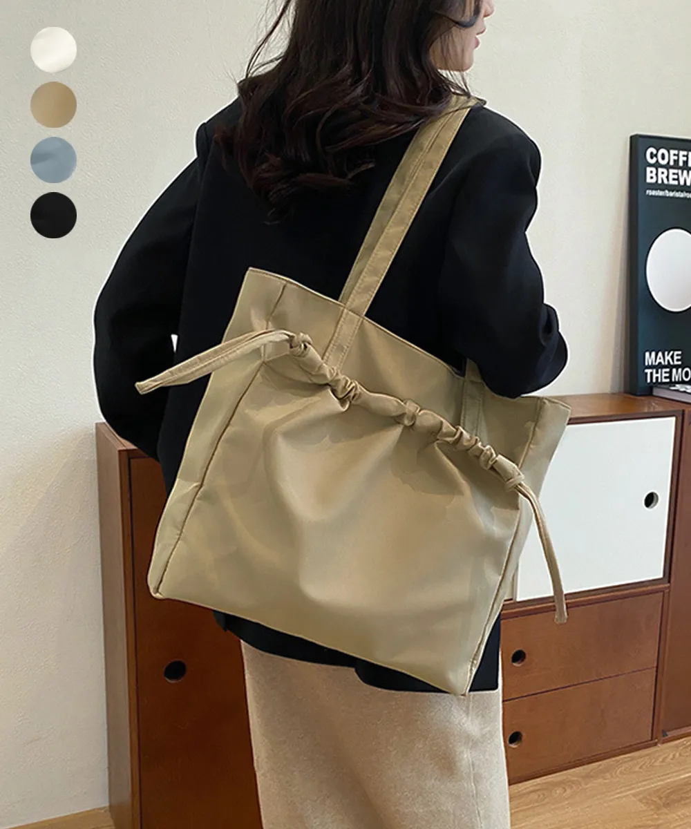 大容量トートバッグ A4対応 軽量 肩掛けOK マザーズバッグ 韓国ファッション